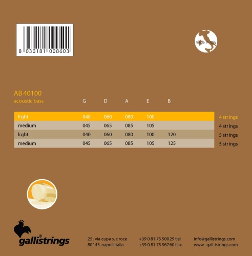 GALLI STRINGS AB40100 фото 2