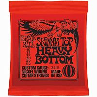 ERNIE BALL 2215 Skinny Top Heavy Bottom Slinky Nickel Wound Electric Guitar Strings - 10-52 Gauge