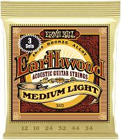 ERNIE BALL 3003 Earthwood 80/20 Bronze Medium Light 12-54